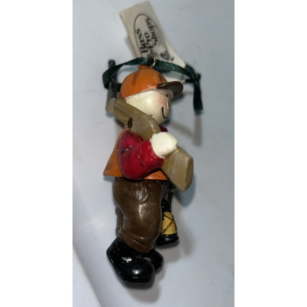 Hunter Snowman‎ Ornament 3